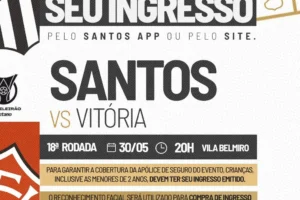 Santos x Vitória: onde assistir ao vivo, horário e escalações