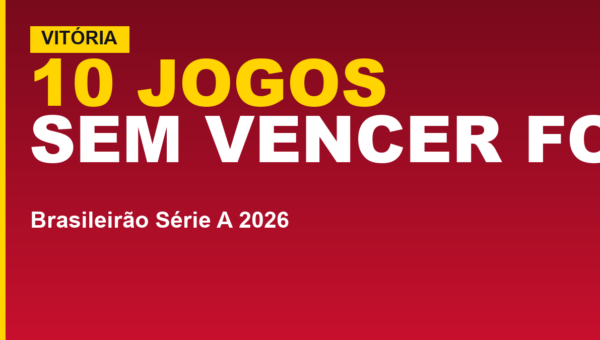 Vitória: 10 jogos sem vencer fora de casa; o que muda em julho