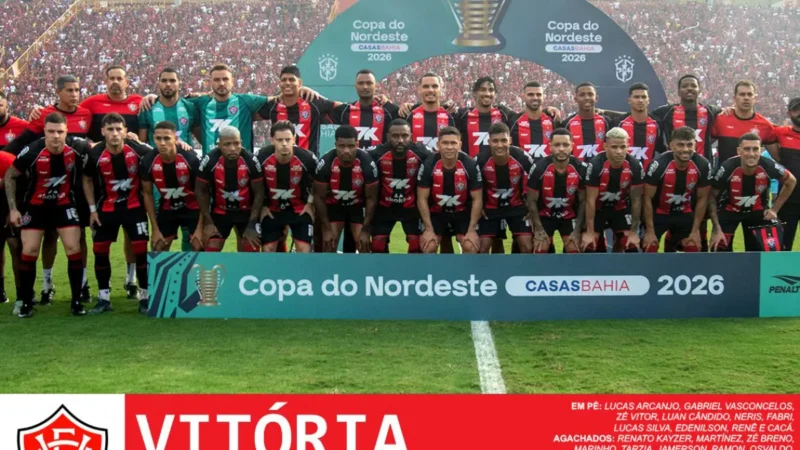Vitória faz 40 jogos em 2026: recesso até 26/06; veja quando volta