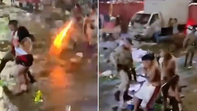 Vitória pós-penta: spray da PM no Barradão; veja o que a PM apura