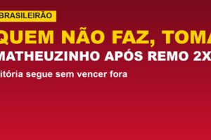 Vitória amplia jejum fora de casa: Matheuzinho lamenta chances no Remo