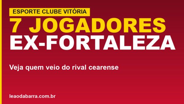 Vitória tem 7 jogadores ex-Fortaleza no elenco; veja quem são