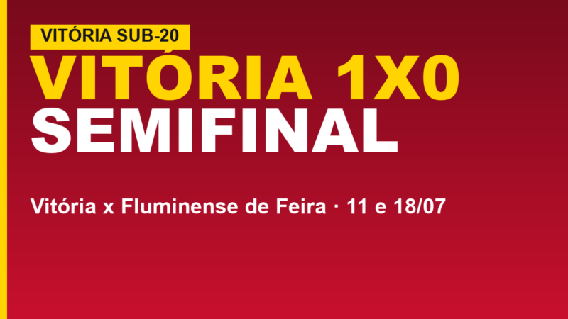 Vitória Sub-20: 1x0 na volta elimina o Barcelona; veja o rival na semi