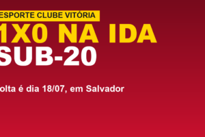 Vitória Sub-20 tem revés na ida da semifinal do Baianão; veja a volta