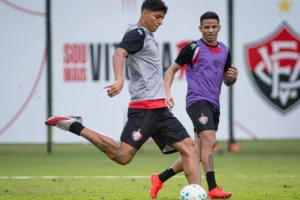 Vitória tem 75% de aproveitamento no Barradão; veja o treino