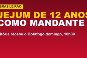 Vitória x Botafogo: jejum de 12 anos e onde assistir domingo