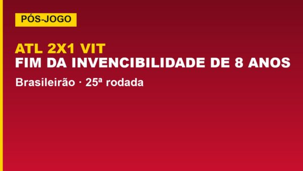 Vitória confirma derrota de virada para o Atlético-MG; veja os gols