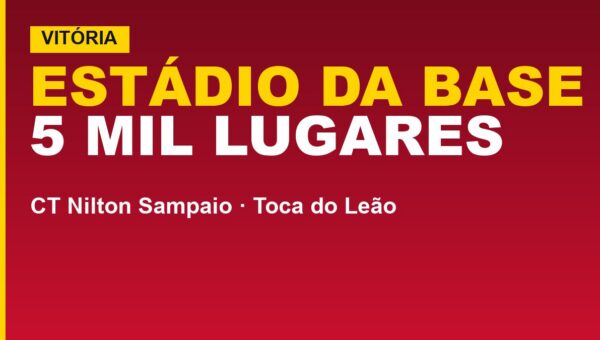 Vitória confirma estádio da base: 5 mil lugares; veja a obra