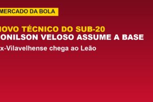 Vitória anuncia novo técnico do sub-20: quem é Jonilson Veloso