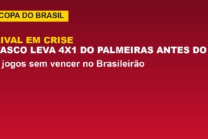 Vitória x Vasco: rival soma 8 jogos sem vencer; veja a crise