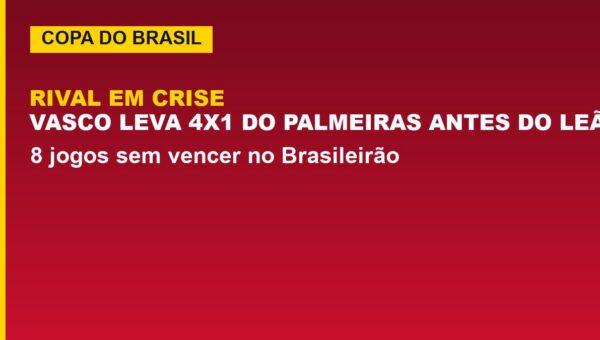 Vitória x Vasco: rival soma 8 jogos sem vencer; veja a crise