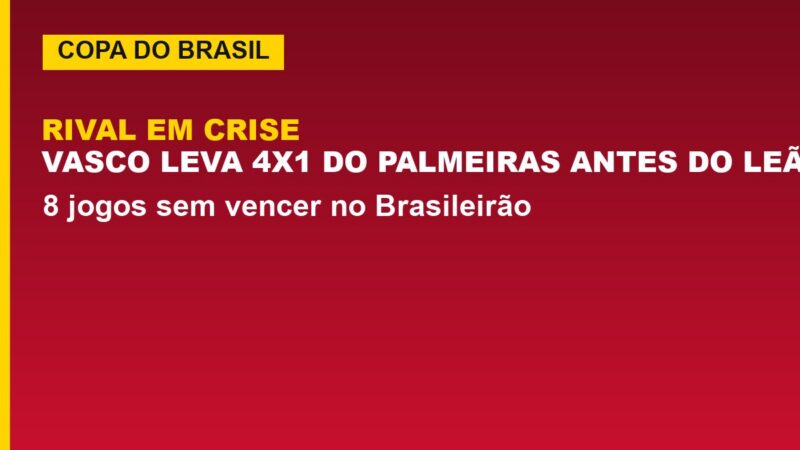 Vitória x Vasco: rival soma 8 jogos sem vencer; veja a crise