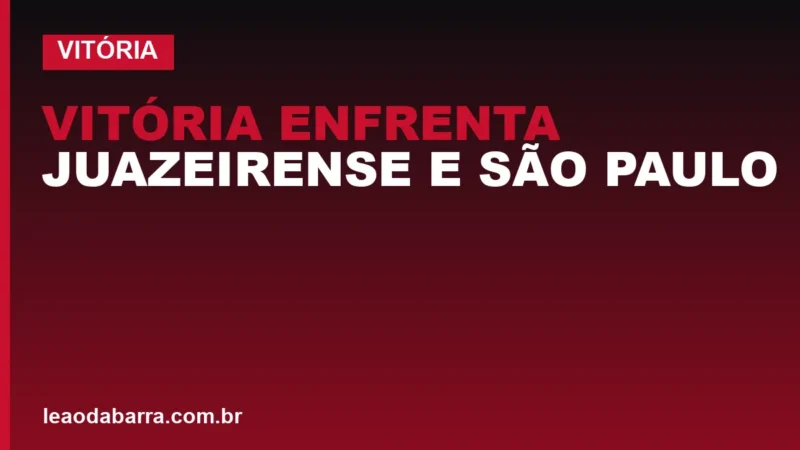 Vitória enfrenta Juazeirense e São Paulo no Barradão nesta semana