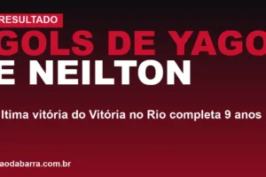 Gols de Yago e Neilton: última vitória do Vitória no Rio completa 9 anos