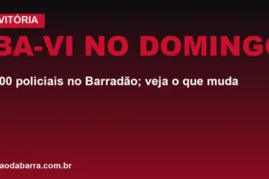 Ba-Vi no domingo: 400 policiais no Barradão; veja o que muda