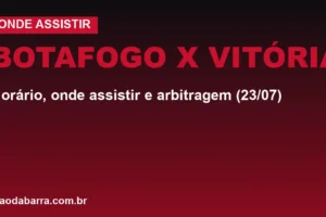 Botafogo x Vitória: horário, onde assistir e arbitragem (23/07)