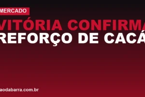 Vitória confirma reforço de Cacá para o duelo contra o Corinthians