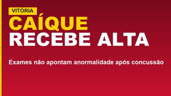 Vitória: Caíque Gonçalves tem alta após concussão; veja o relato