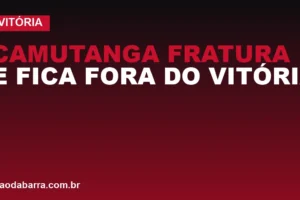 Camutanga fratura e fica fora do Vitória por até seis meses