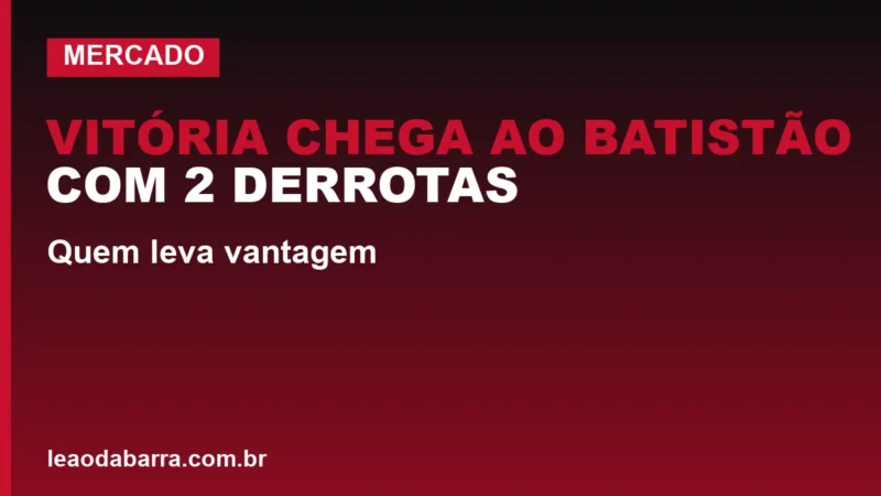 Vitória chega ao Batistão com 2 derrotas seguidas: quem leva vantagem