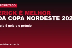 Vitória: Erick é melhor da Copa Nordeste 2026; veja 5 gols e o prêmio