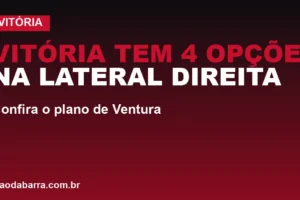Vitória tem 4 opções na lateral direita; confira o plano de Ventura