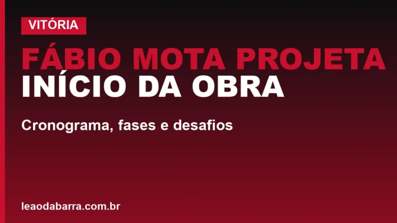 Fábio Mota projeta início da obra da Arena Barradão ainda em 2026: cronograma, fases e desafios