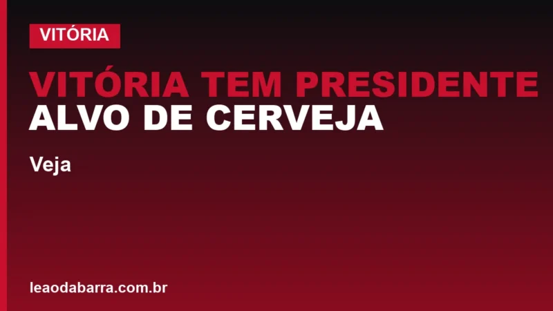 Vitória tem presidente alvo de cerveja na Corrida da Bamor; veja