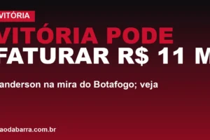 Vitória pode faturar R$ 11 mi: Janderson na mira do Botafogo; veja