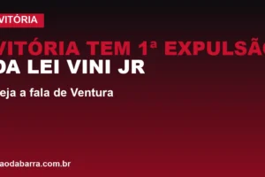 Vitória tem 1ª expulsão da Lei Vini Jr; veja a fala de Ventura