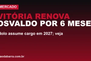 Vitória renova Osvaldo por 6 meses: ídolo assume cargo em 2027; veja