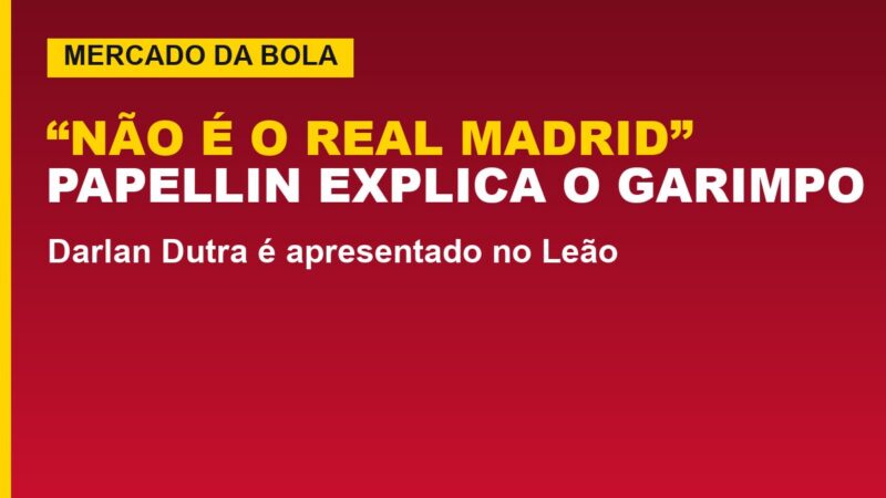 Vitória apresenta Darlan: clube “não é o Real Madrid”; veja o perfil