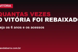 Quantas vezes o Vitória foi rebaixado; veja os 6 anos e os acessos