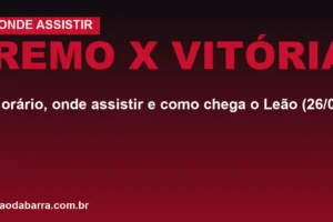 Remo x Vitória: horário, onde assistir e como chega o Leão (26/07)