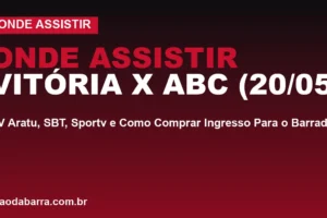 Onde Assistir Vitória x ABC (20/05): TV Aratu, SBT, Sportv e Como Comprar Ingresso Para o Barradão
