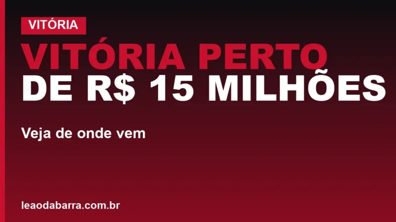 Vitória perto de R$ 15 milhões em premiações em 2026; veja de onde vem