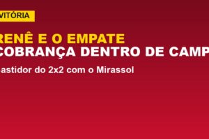 Vitória 2×2 Mirassol: Renê discute com Kayzer ao ser substituído; veja