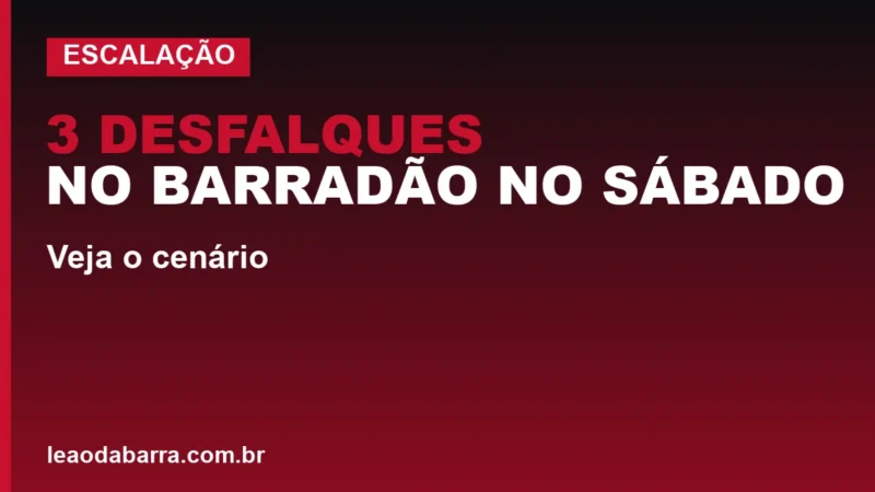 Vitória: 3 desfalques no Barradão no sábado; veja o cenário