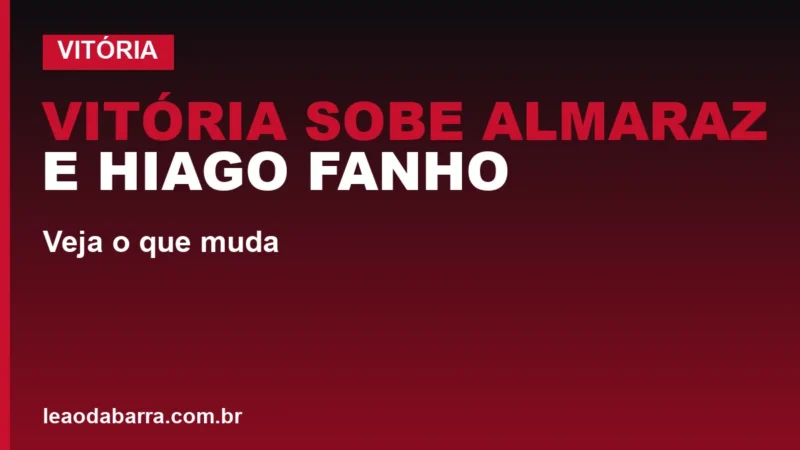 Vitória sobe Almaraz e Hiago Fanho ao profissional; veja o que muda