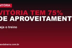 Vitória tem 75% de aproveitamento no Barradão; veja o treino