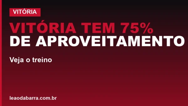 Vitória tem 75% de aproveitamento no Barradão; veja o treino
