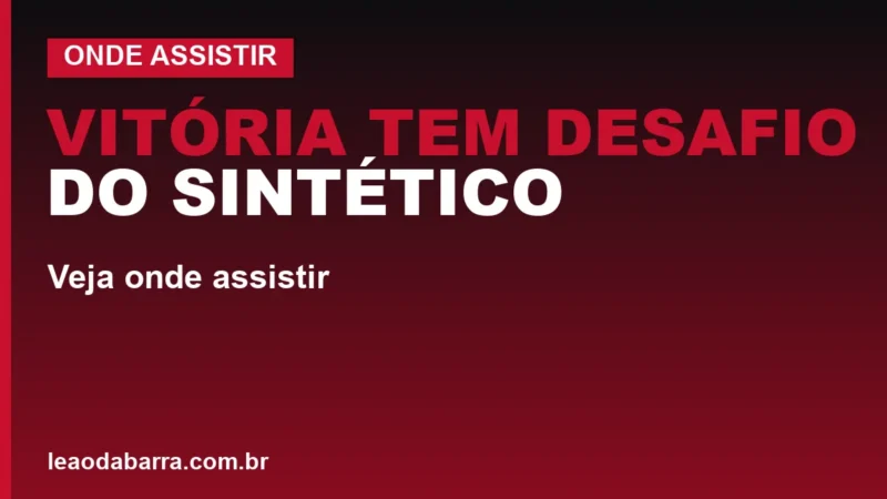 Vitória tem desafio do sintético no Athletico-PR: veja onde assistir