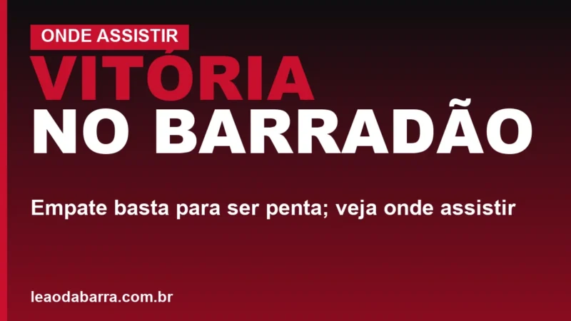 Vitória no Barradão: empate basta para ser penta; veja onde assistir
