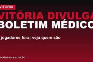 Vitória divulga boletim médico: 7 jogadores fora; veja quem são