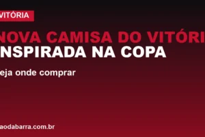 Nova camisa do Vitória inspirada na Copa do Mundo será lançada dia 19; veja onde comprar