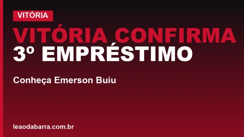 Vitória confirma 3º empréstimo a Portugal: conheça Emerson Buiu