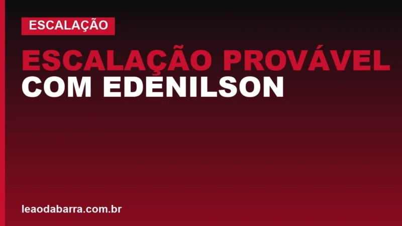 Vitória: escalação provável com Edenilson e desfalques para Santos