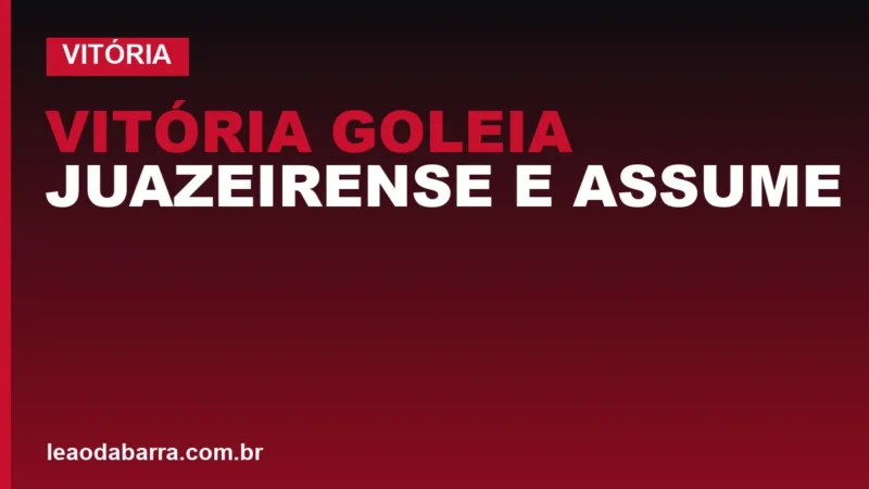 Vitória goleia Juazeirense e assume liderança do grupo no Nordestão