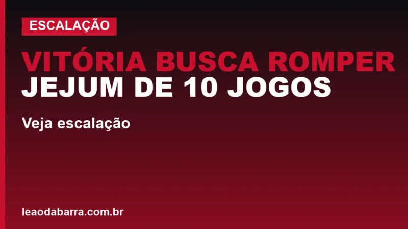 Vitória busca romper jejum de 10 jogos com o Botafogo: veja escalação