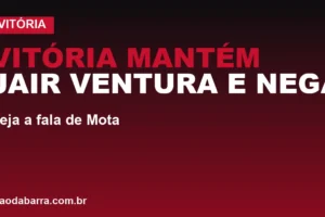 Vitória mantém Jair Ventura e nega "laranja podre"; veja a fala de Mota